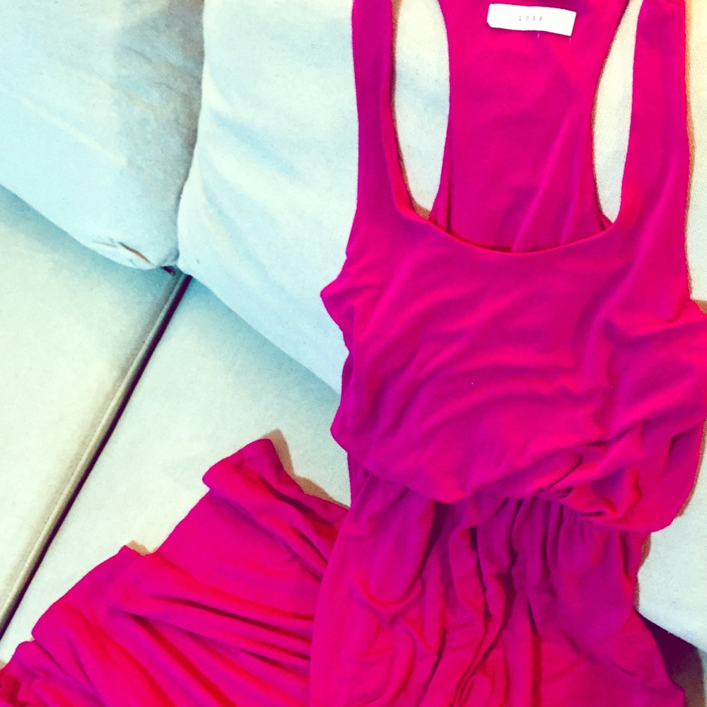 GUC! Lush Brand super cute pink maxi. Size S/M